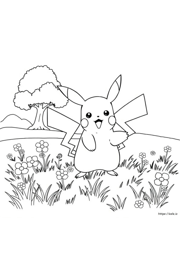 Halaman Gambar Mewarnai Pokemon