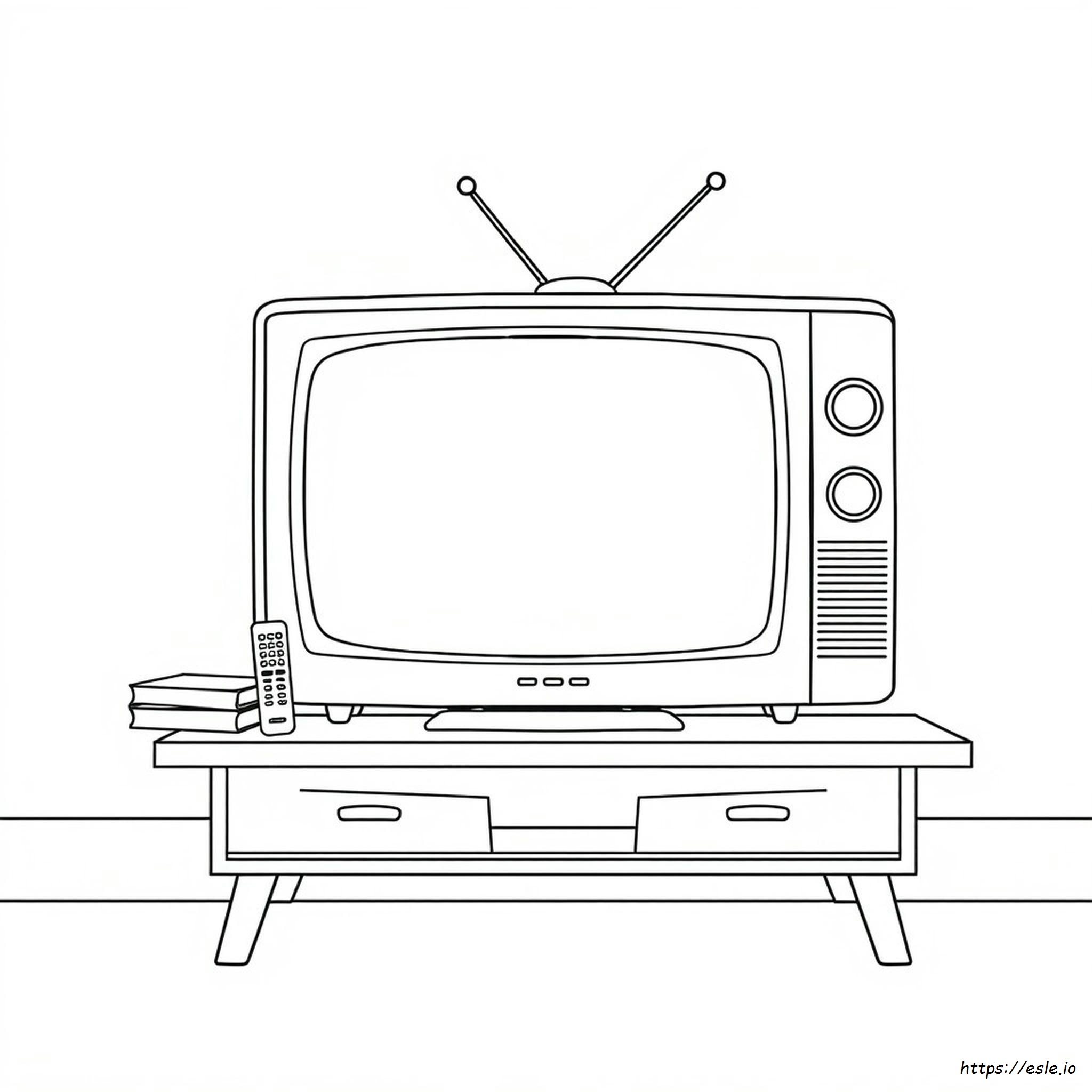 Dibujos De T.V. Para Colorear