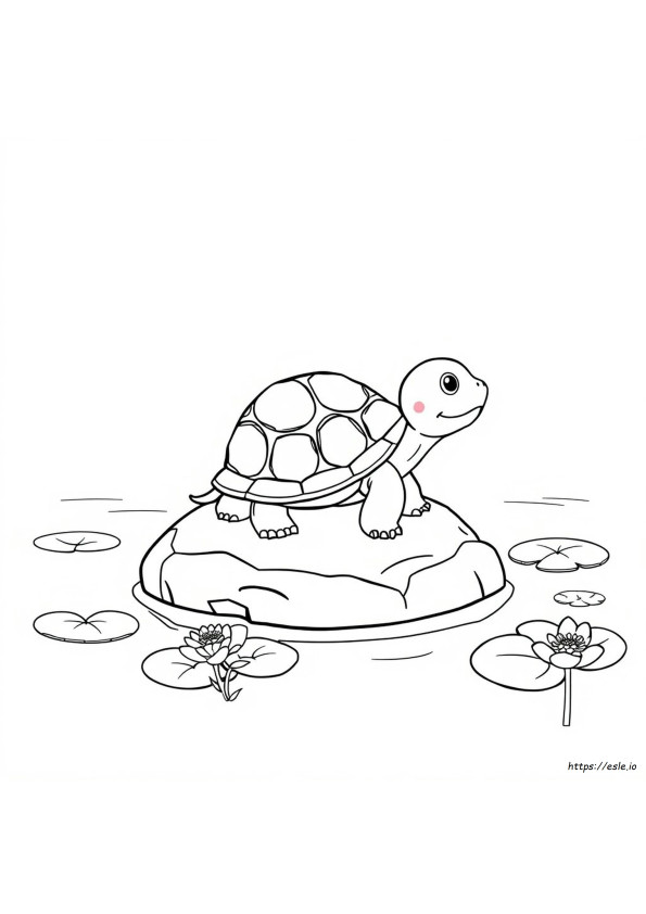 Desenhos Fáceis De Tartarugas Fofas Para Colorir