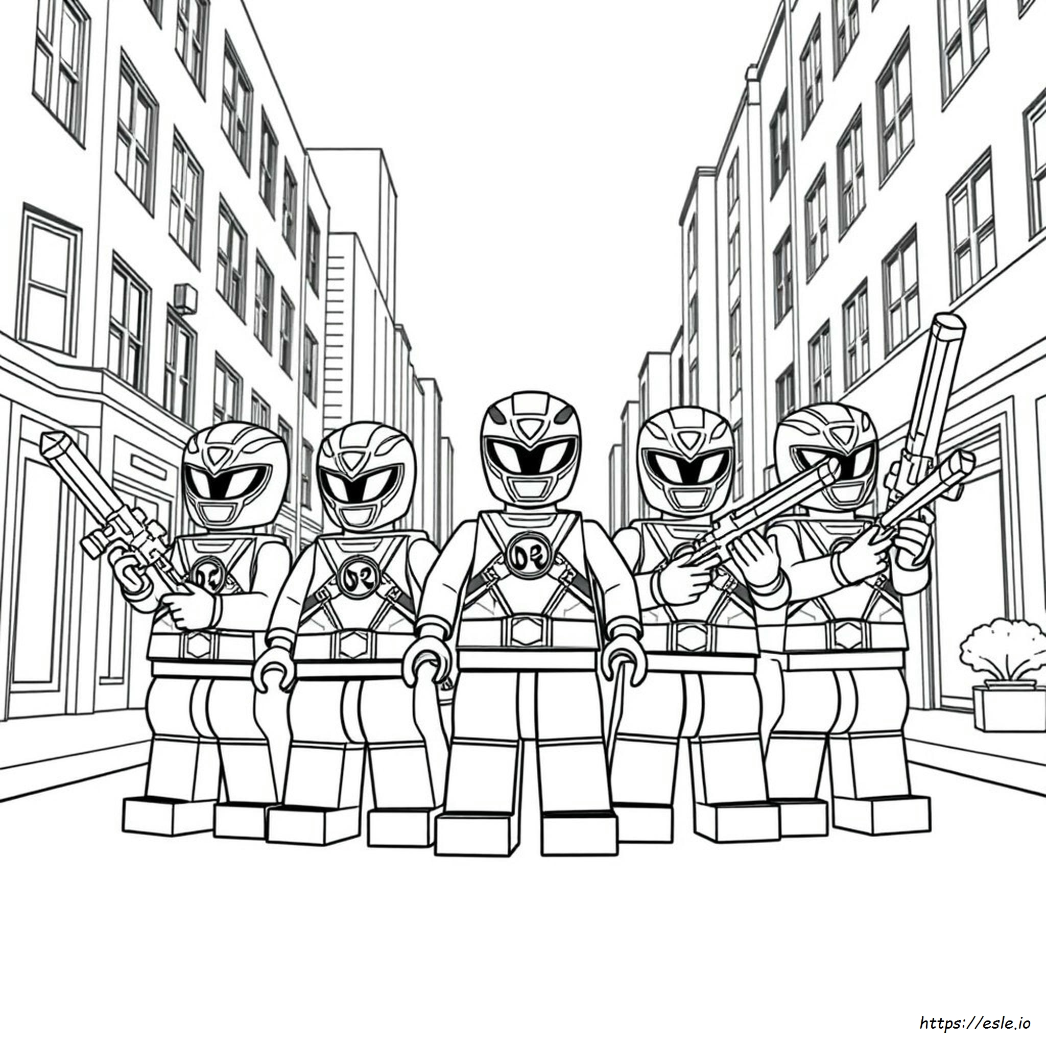 Lego Power Rangers Disegni Da Colorare