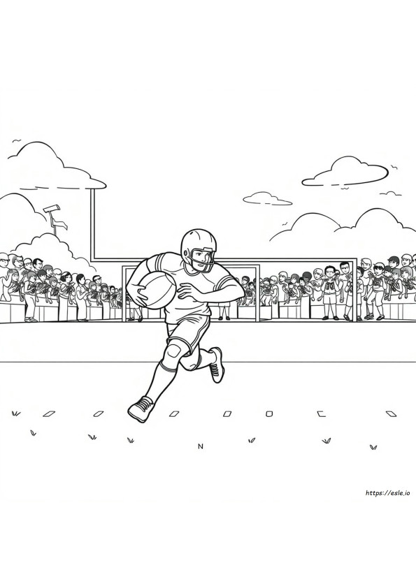 Gambar Mewarnai Bertema Sepak Bola