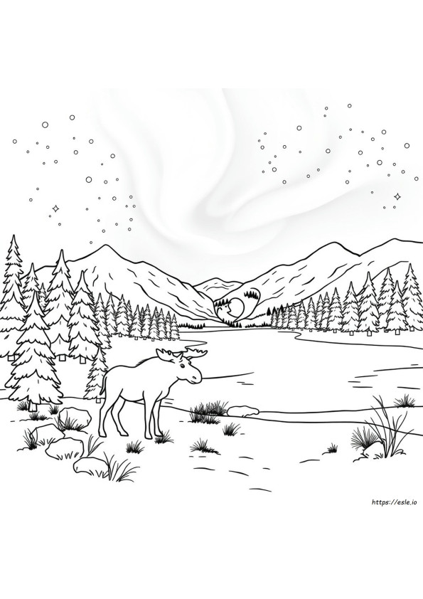 Coloring Page Of Alaska