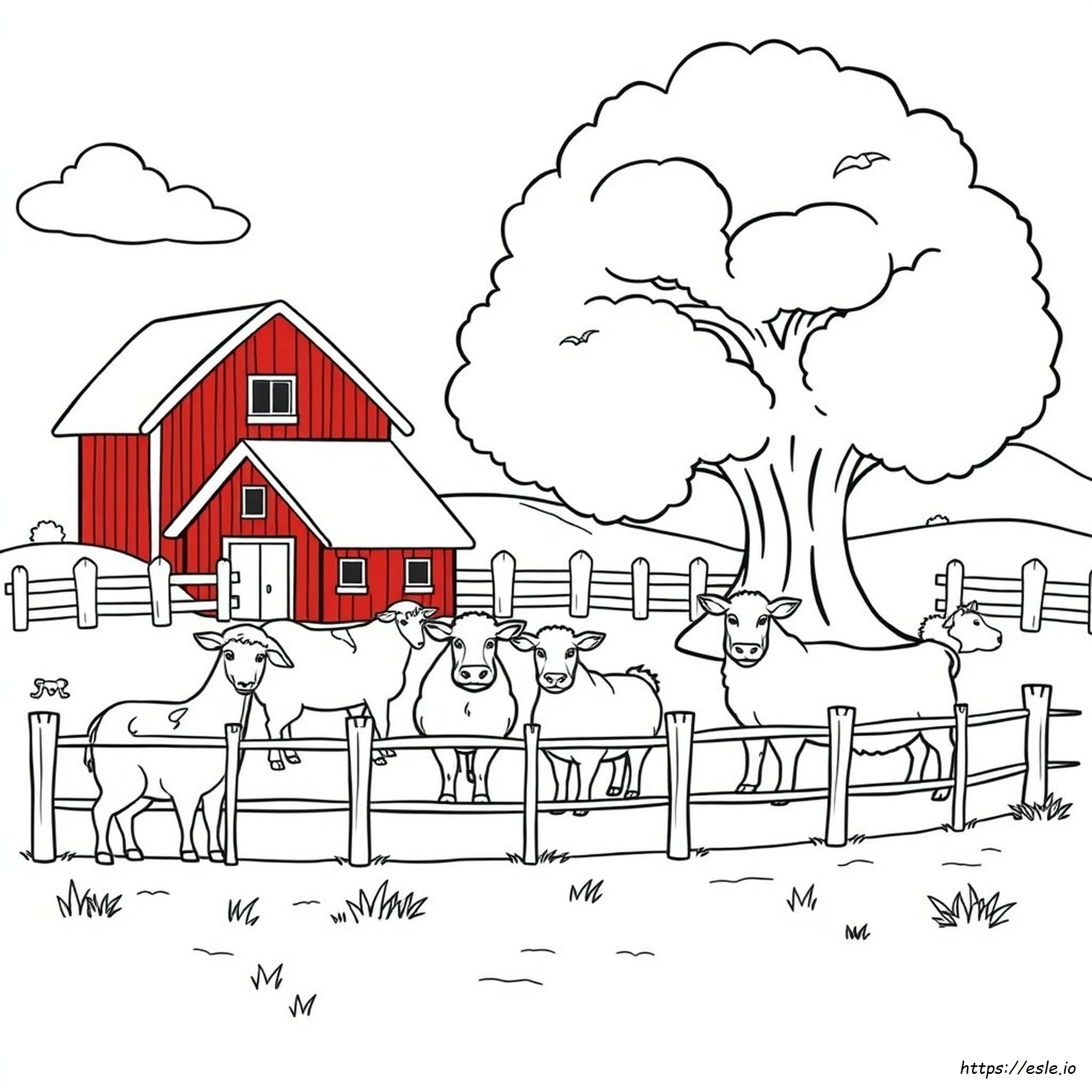 Farmyard Colouring Pages