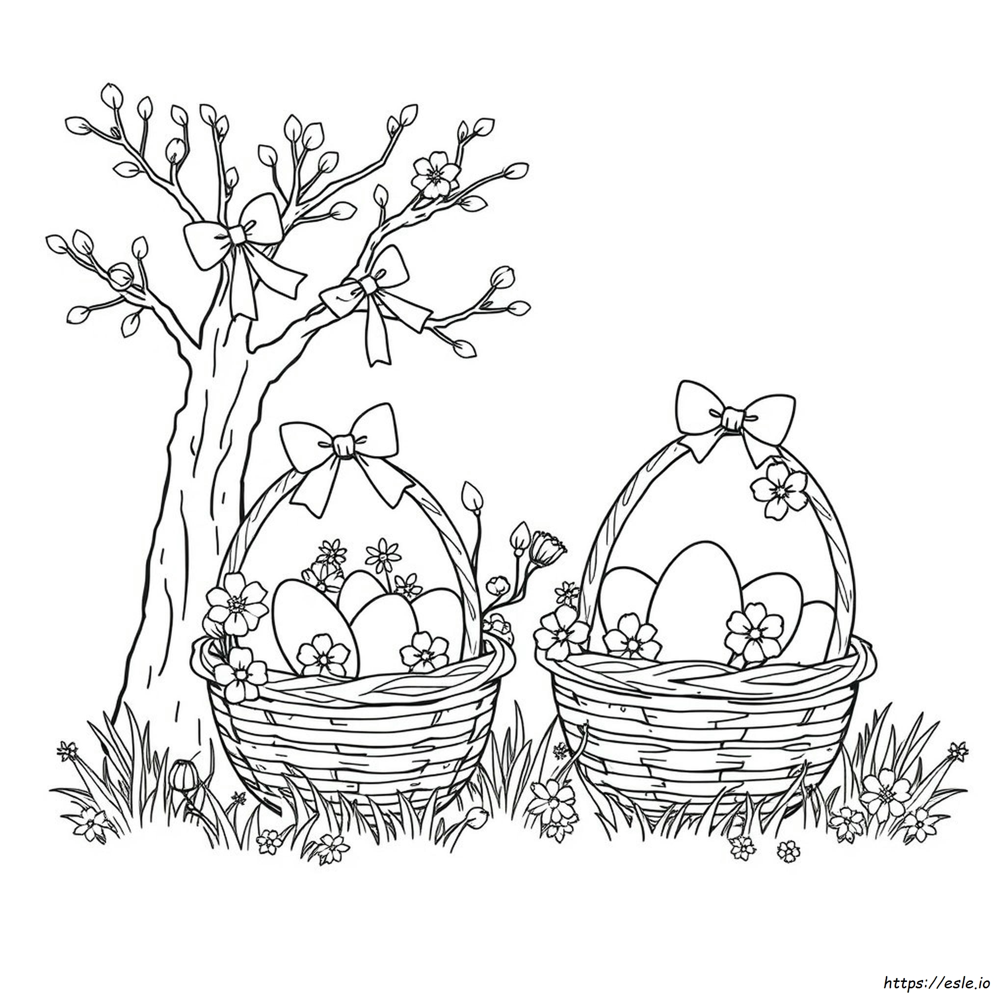 Cesto Di Pasqua Da Colorare Pdf