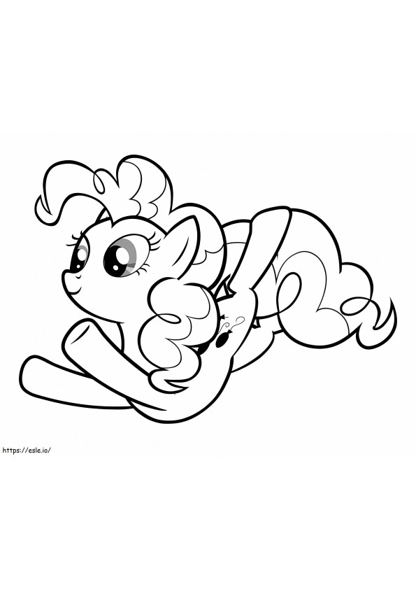 Pony Pinkie Pie de colorat