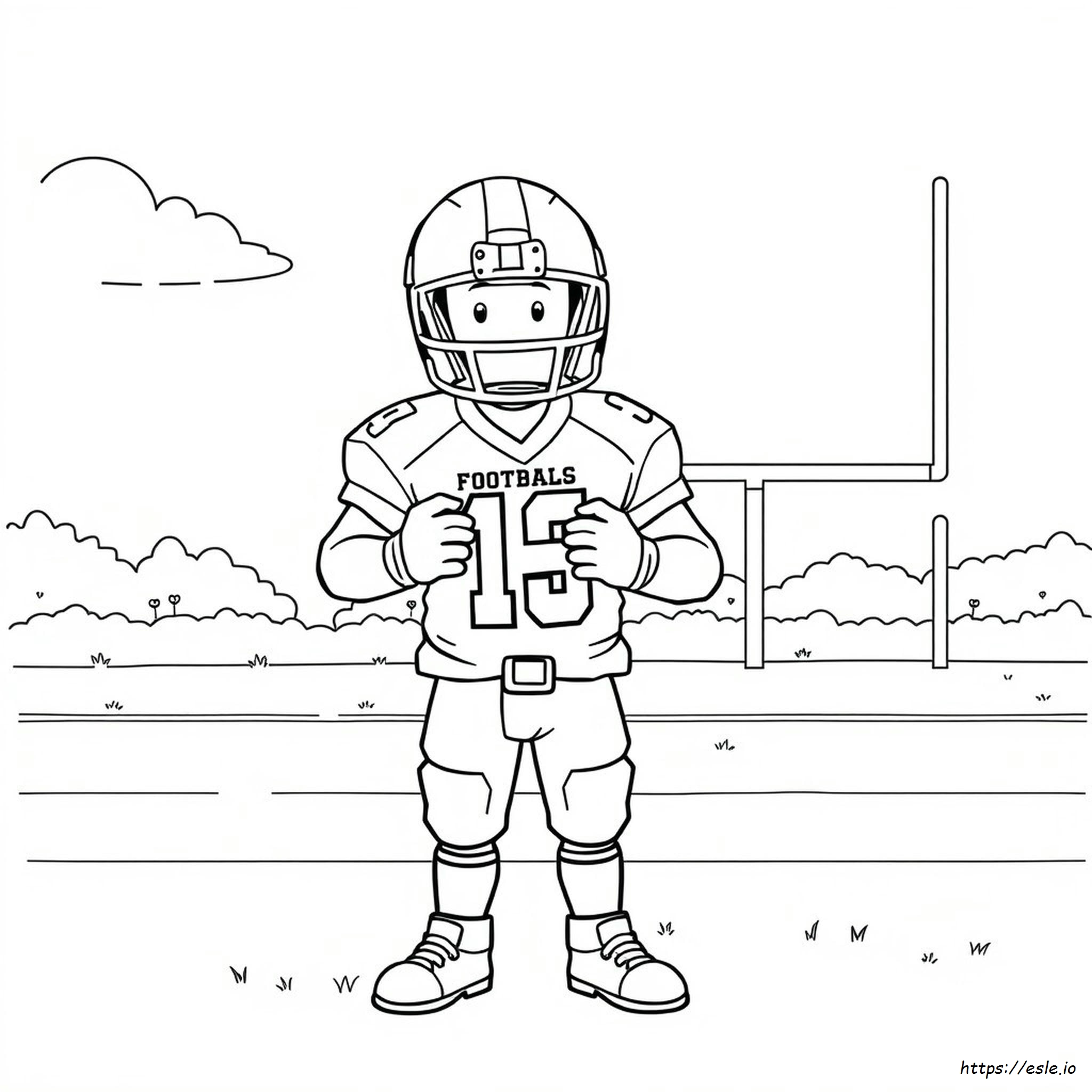 Free Football Helmet Coloring Pages