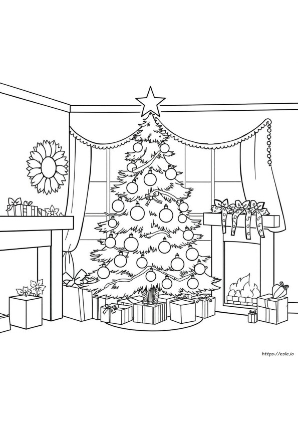 Hallmark Natal Gambar Mewarnai