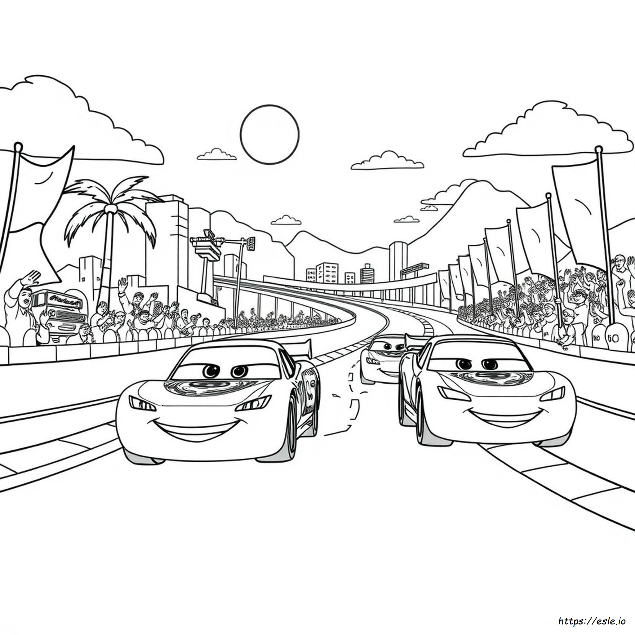 Cars 2 Coloring Sheets