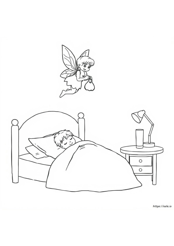 Tooth Fairy Coloring Sheet