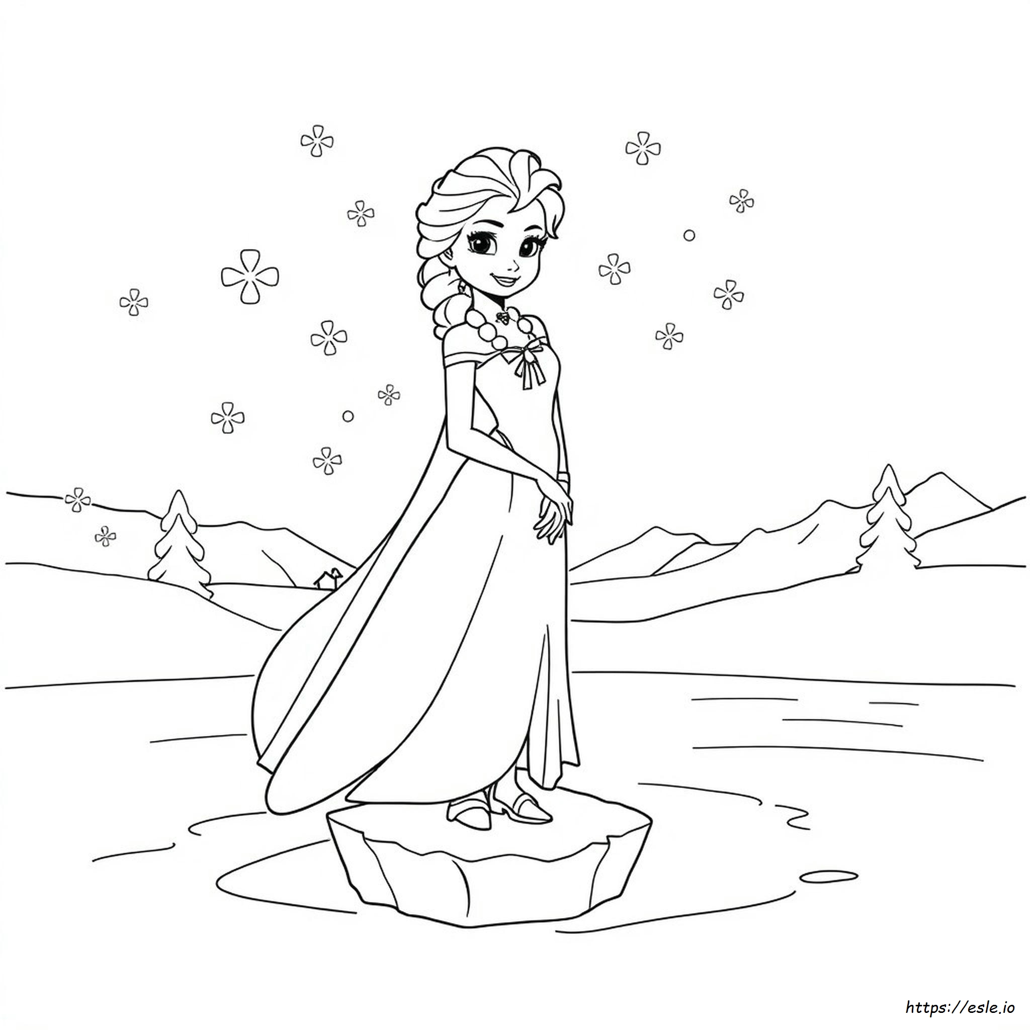 Kolorowanki Elsa Do Druku