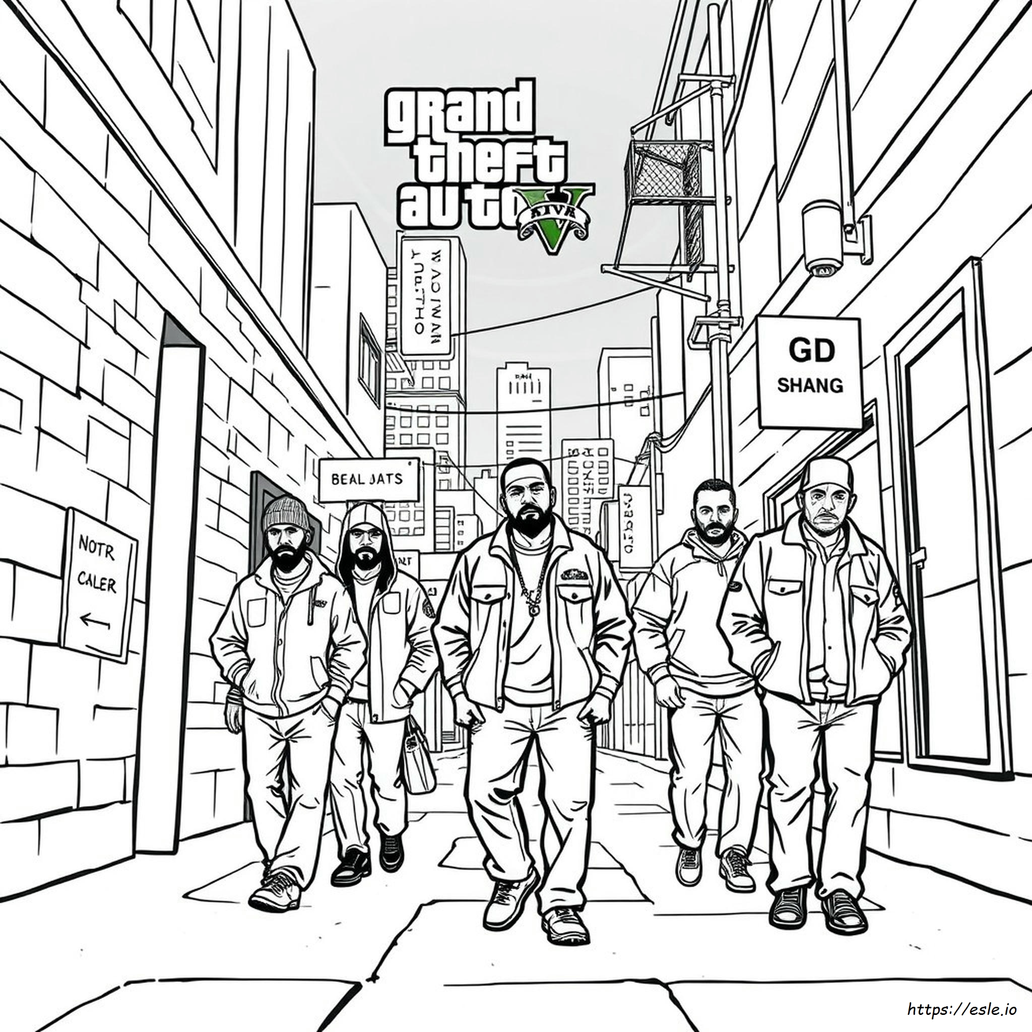 Gta V Da Colorare