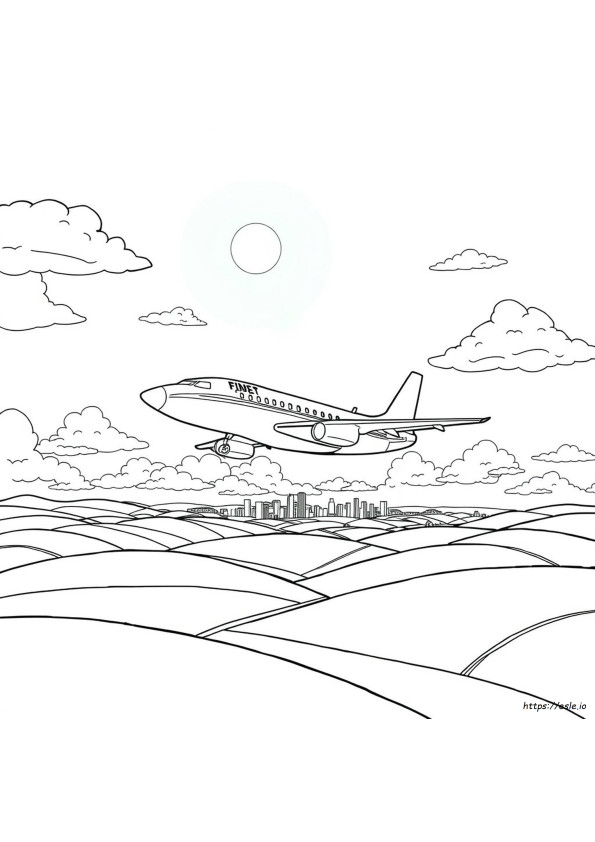 Coloriages Avion À Réaction À Imprimer