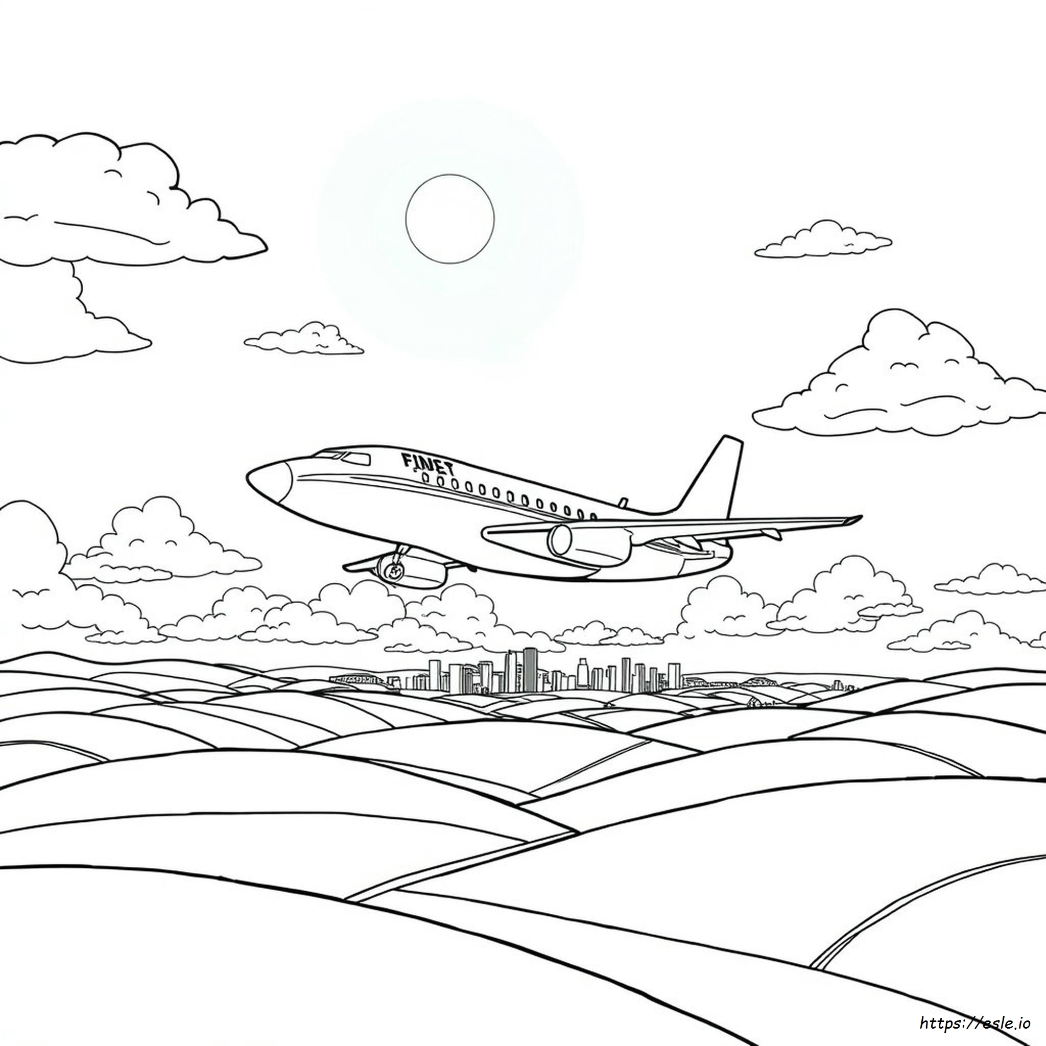 Coloriages Avion À Réaction À Imprimer