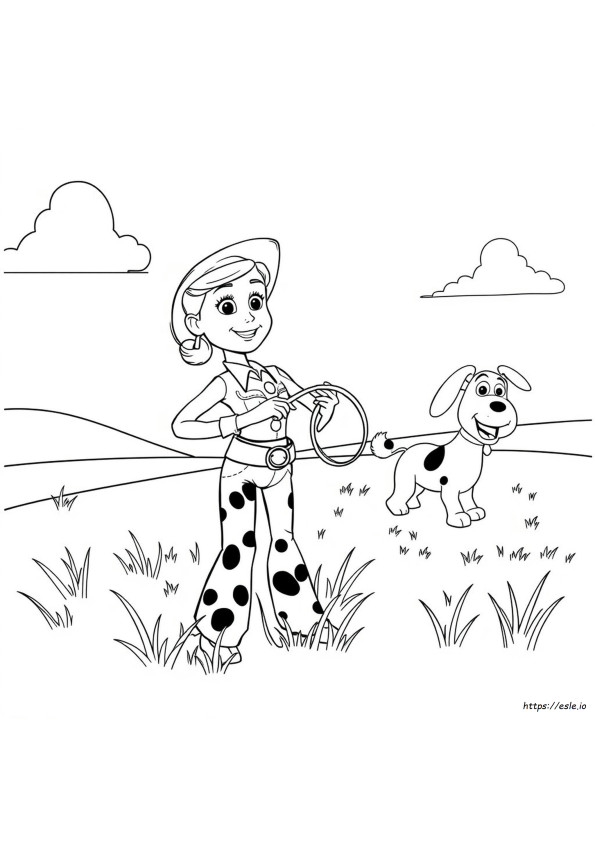Jessie De Toy Story Para Colorear