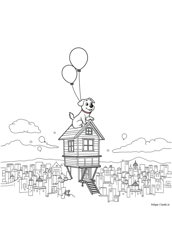 Gambar-Gambar Mewarnai Dari Film Up