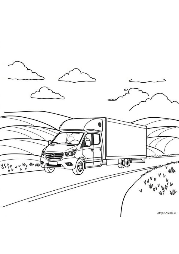 Gambar Mewarnai Pengangkut Mobil