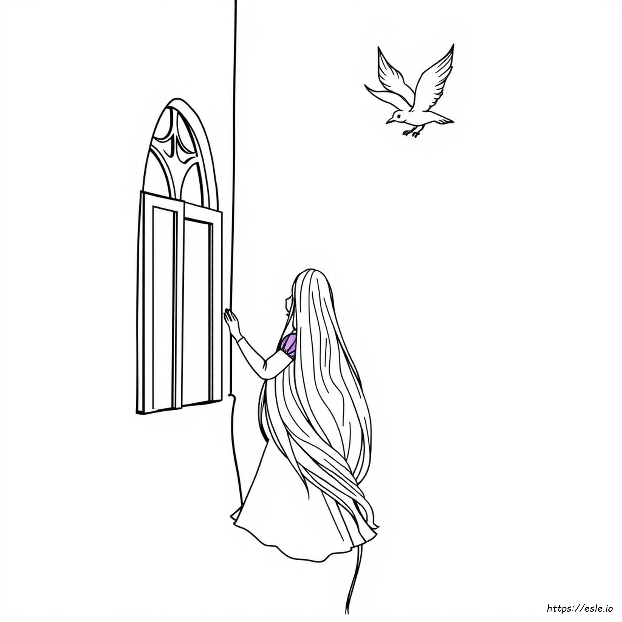 Printable Coloring Pages Of Rapunzel