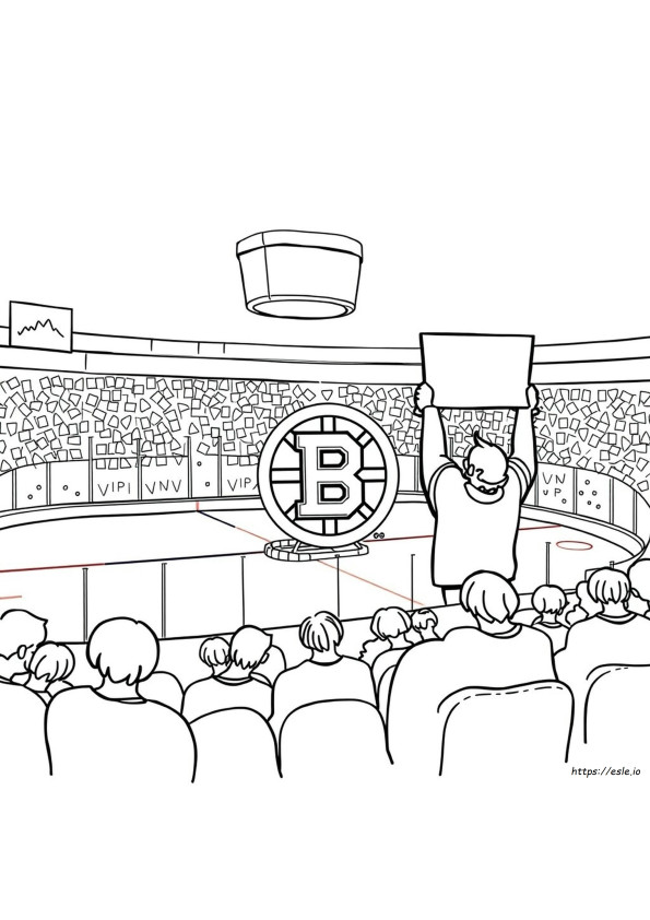 Boston Bruins Halaman Mewarnai