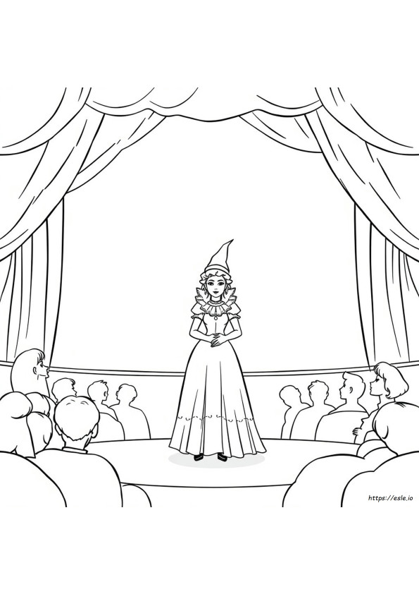 Elphaba And Glinda Coloring Pages Printable