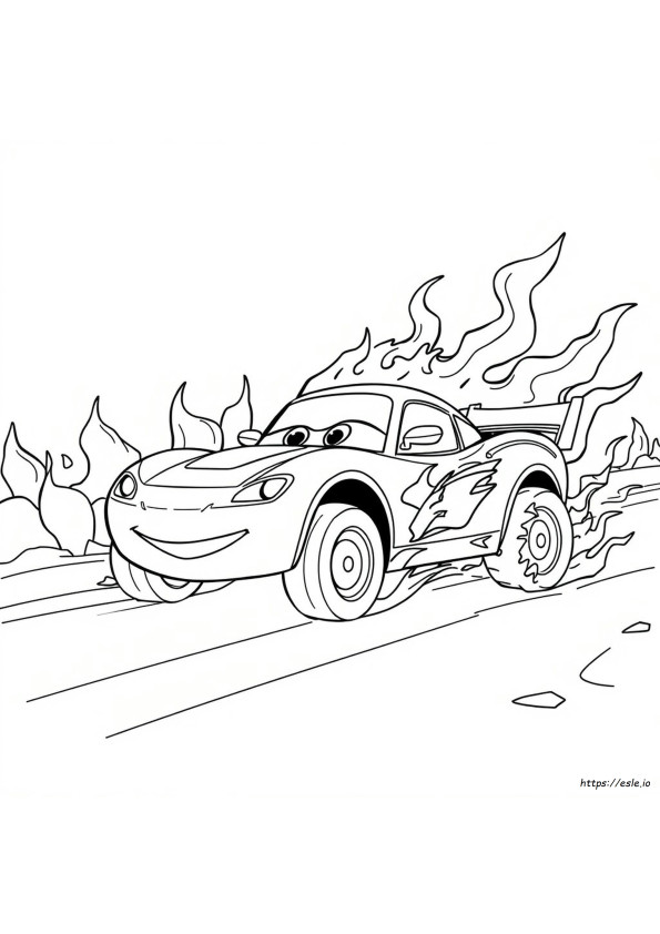 Coche De Bomberos Para Colorear