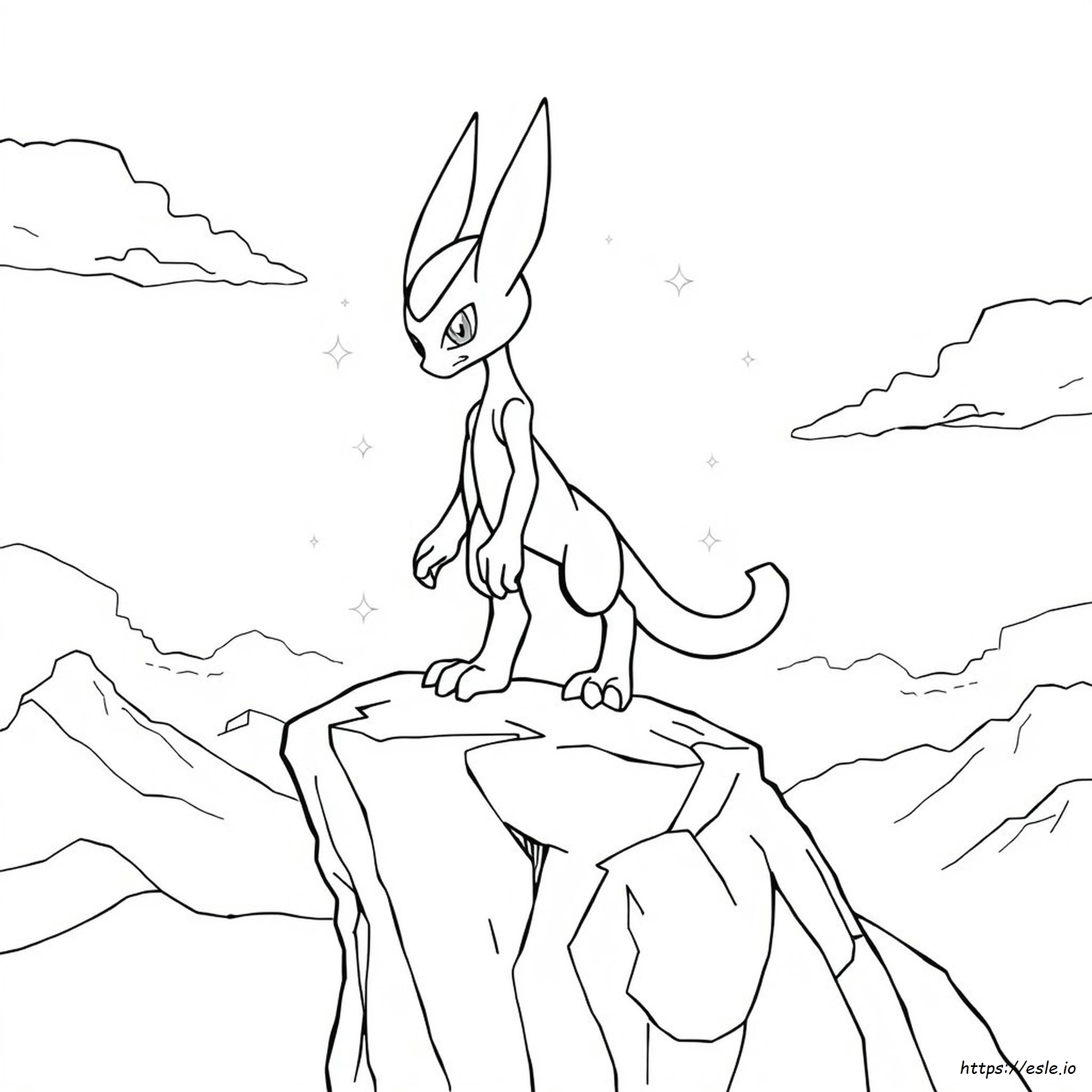 Mewtwo Da Colorare