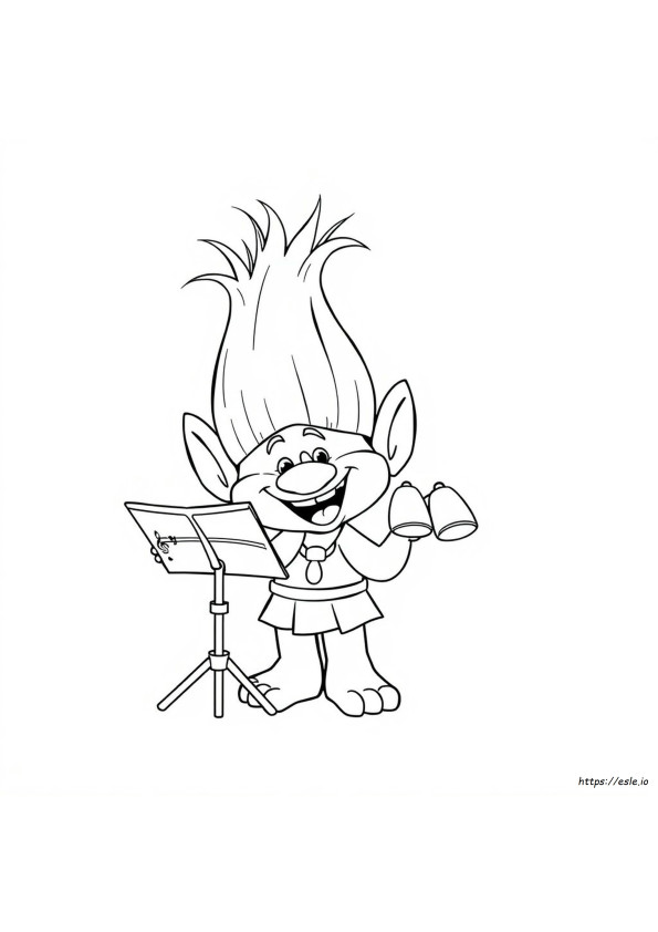 Trolls The Beat Goes On Gambar Mewarnai