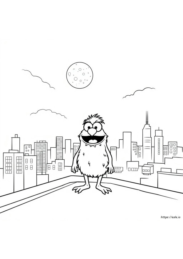 Oggy Oggy Gambar Mewarnai