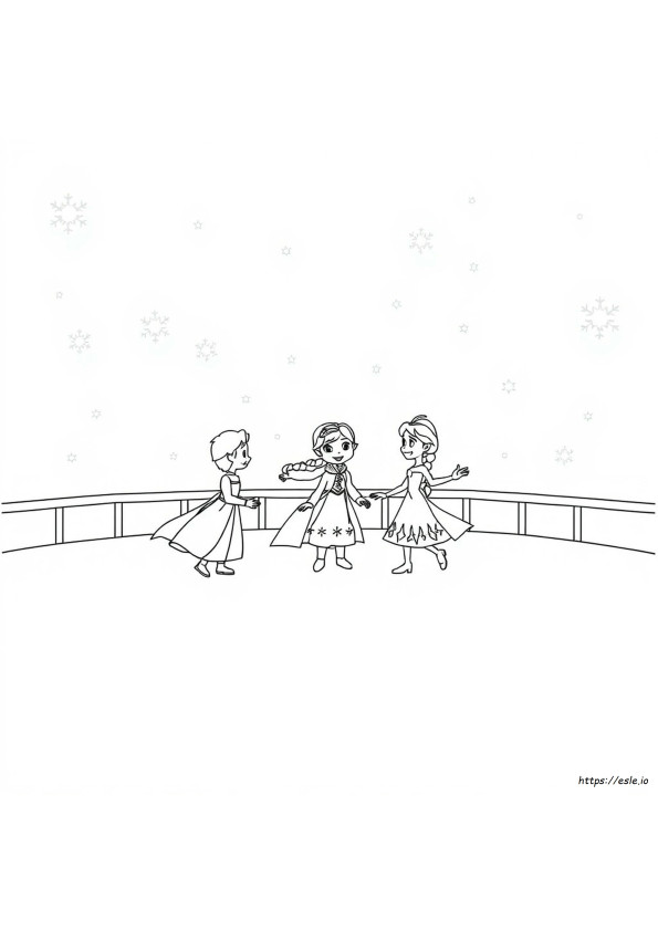 Frozen Fever De Colorat