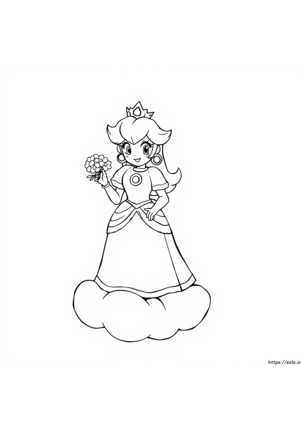 Principessa Peach Da Colorare