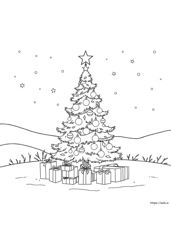 Gambar Mewarnai Bertema Natal Untuk Dewasa