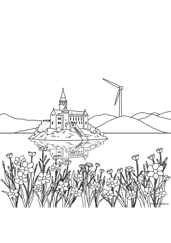 Europe Coloring Pages
