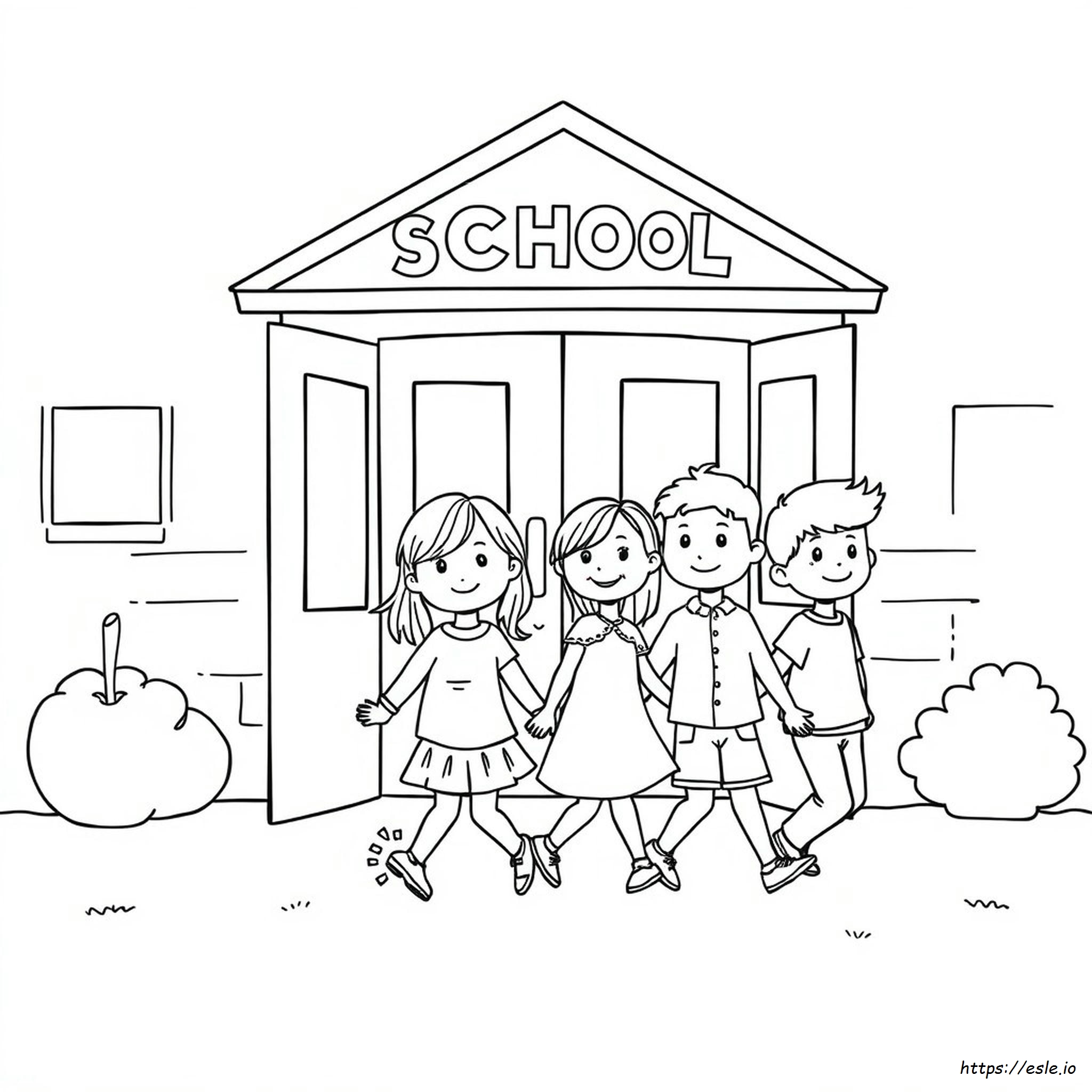 Erste Woche Im Kindergarten Ausmalbilder Zum Ausdrucken