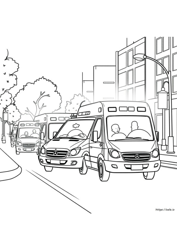 Ambulance Coloring