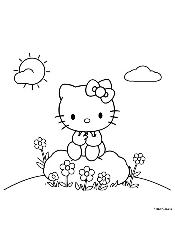 Hello Kitty Coloring Pages Free Online