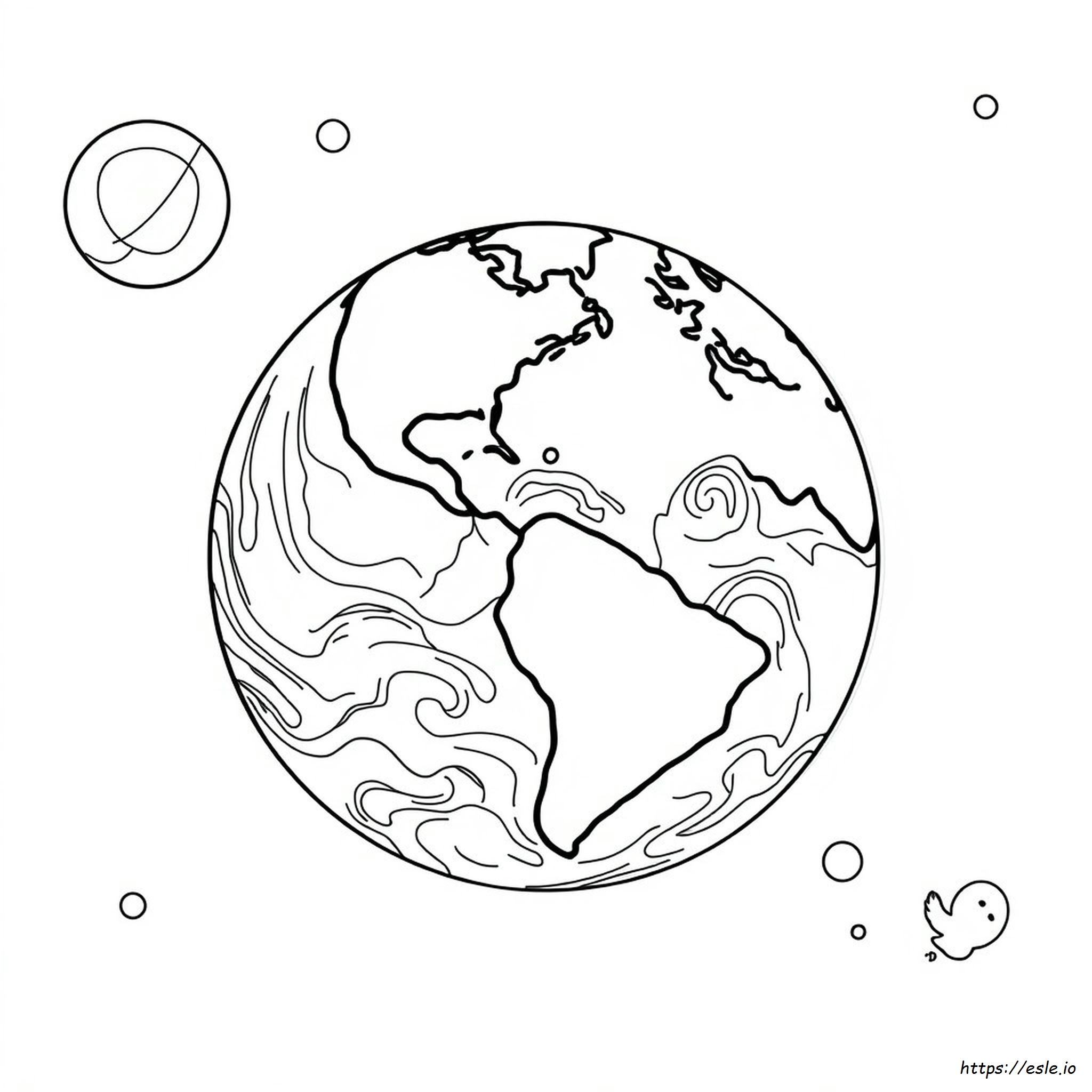 Coloring Pages Planeta Tierra Para Colorear