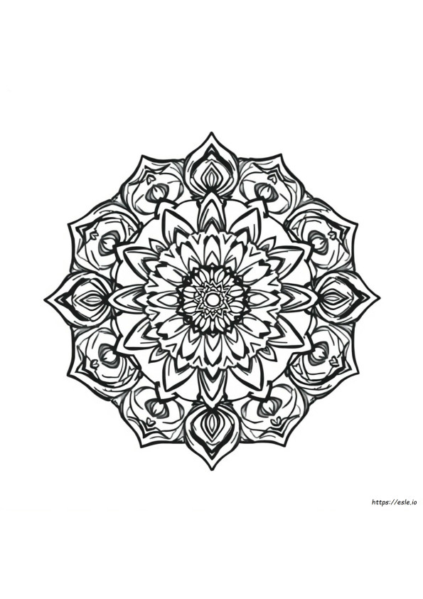 Mandalas Para Colorir De Alívio Do Estresse Para Imprimir