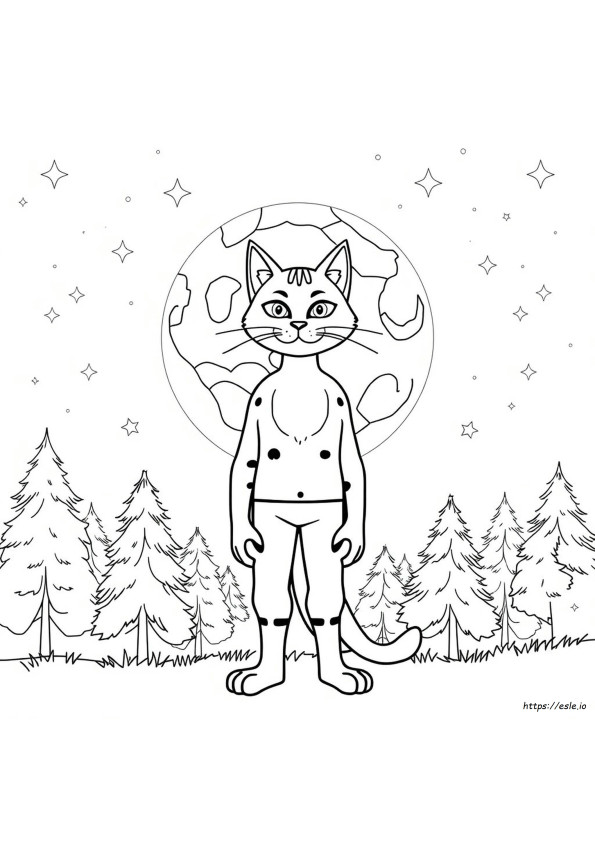 Gambar Mewarnai Catman