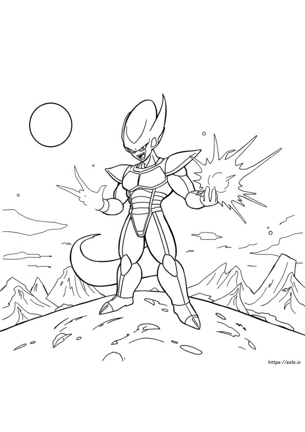 Dragon Ball Z Frieza Színező Oldalak