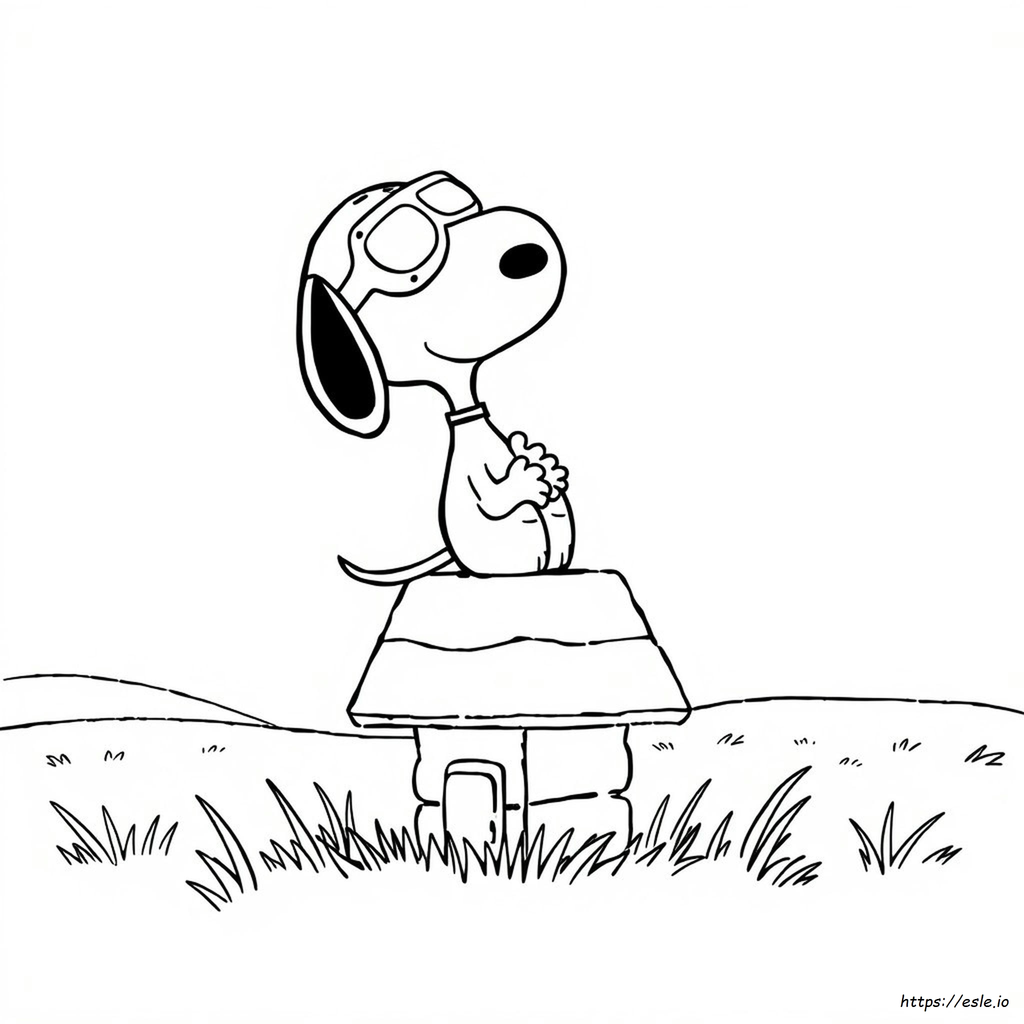 Snoopy Coloring Book Pages