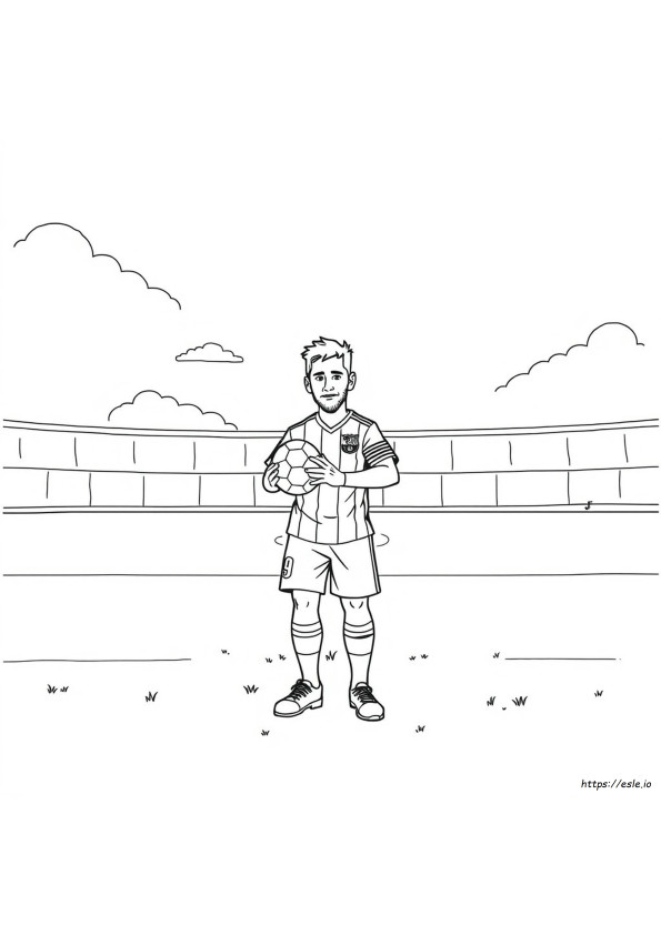 Messi Színező