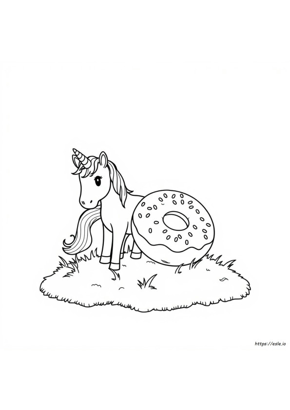 Donat Unicorn Gambar