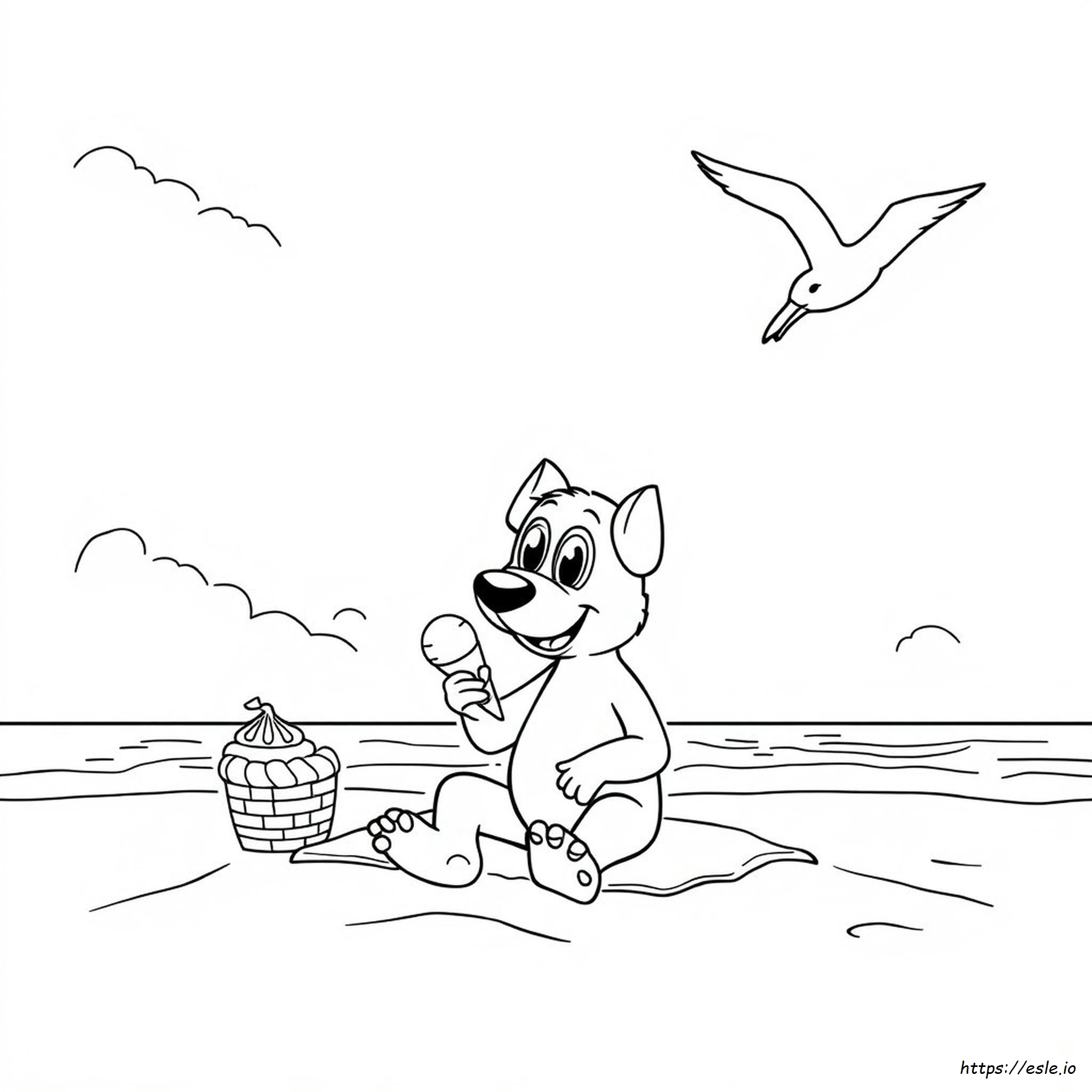 Bluey: Páginas Para Colorear De Vacaciones