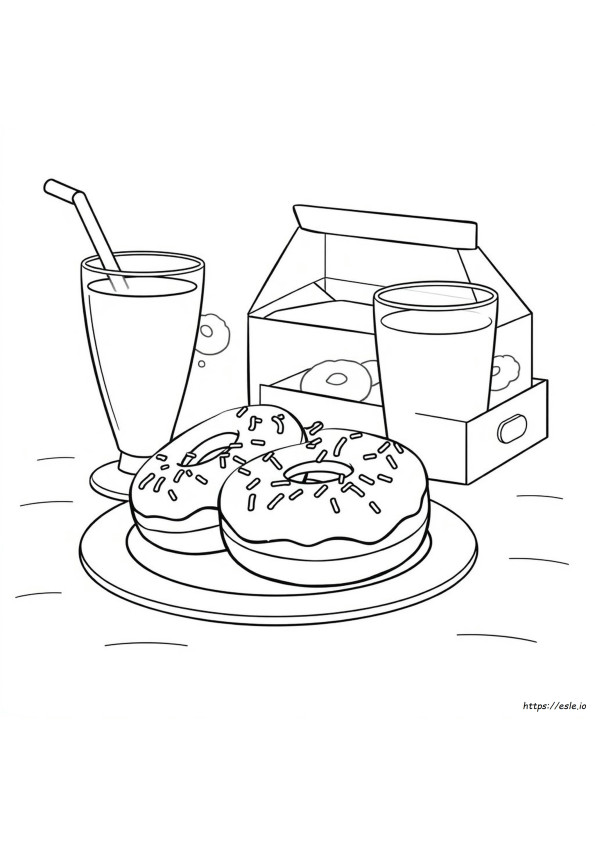 Doughnut Colouring