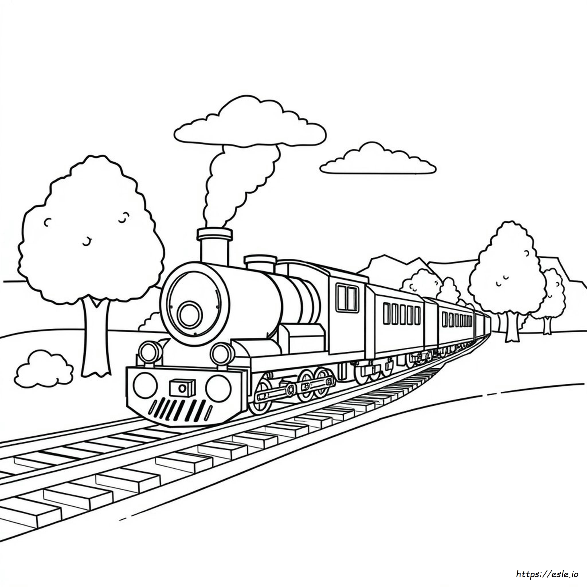 Kostenlose Eisenbahn Ausmalbilder Zum Ausdrucken Für Kinder