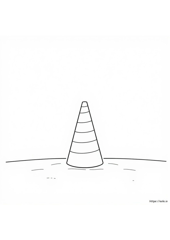 Cono Vuoto Da Colorare