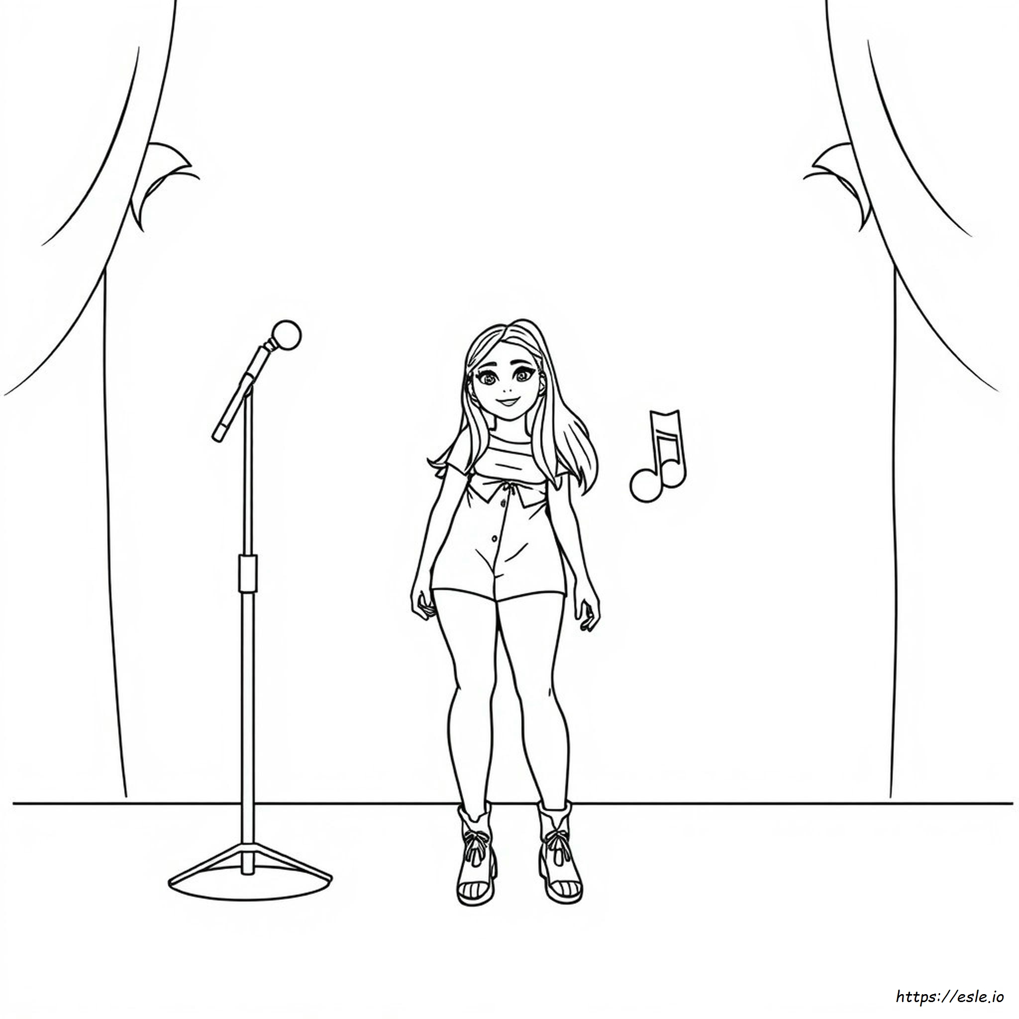 Drawing Ariana Grande Coloring Pages