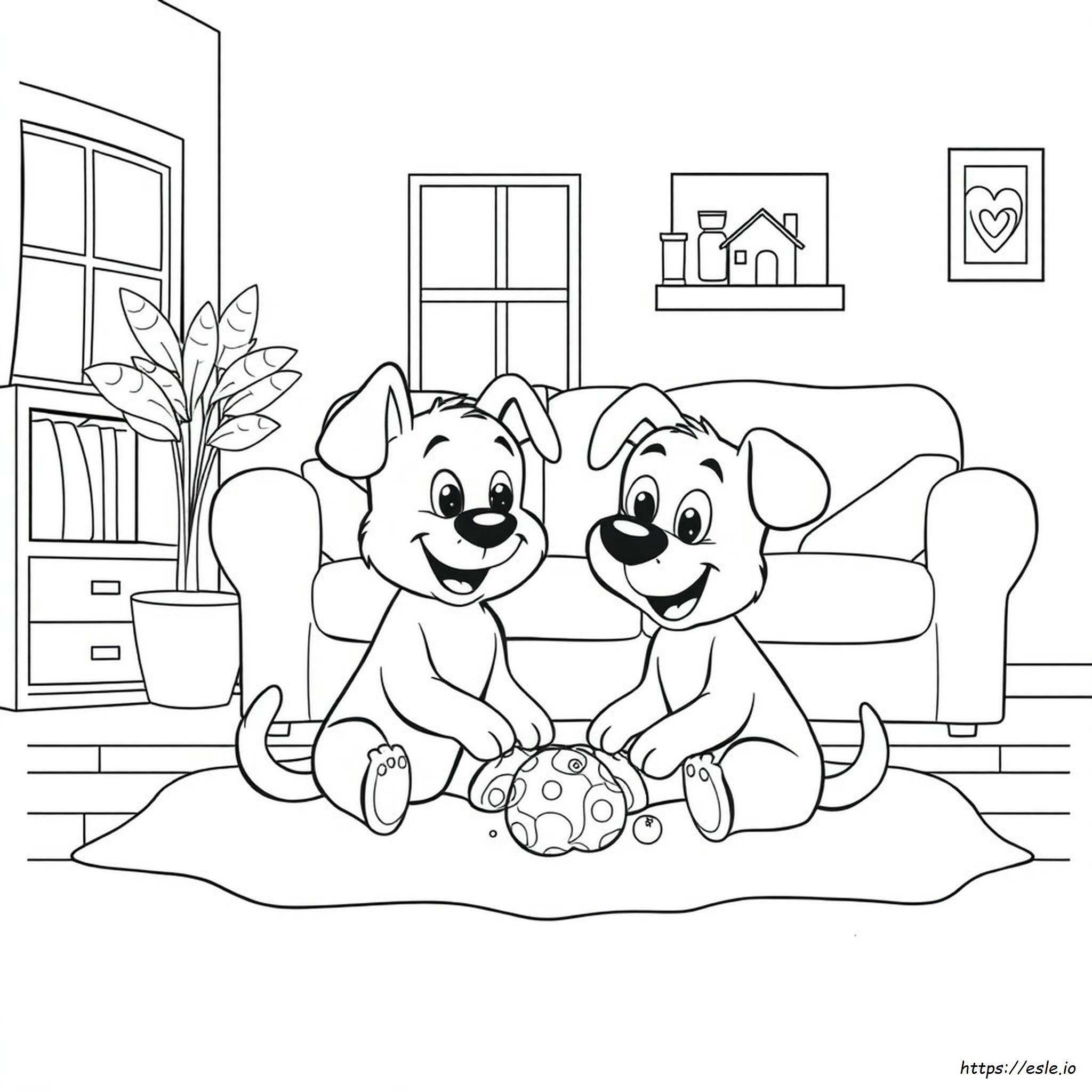 Bluey Und Bingo Ausmalbilder