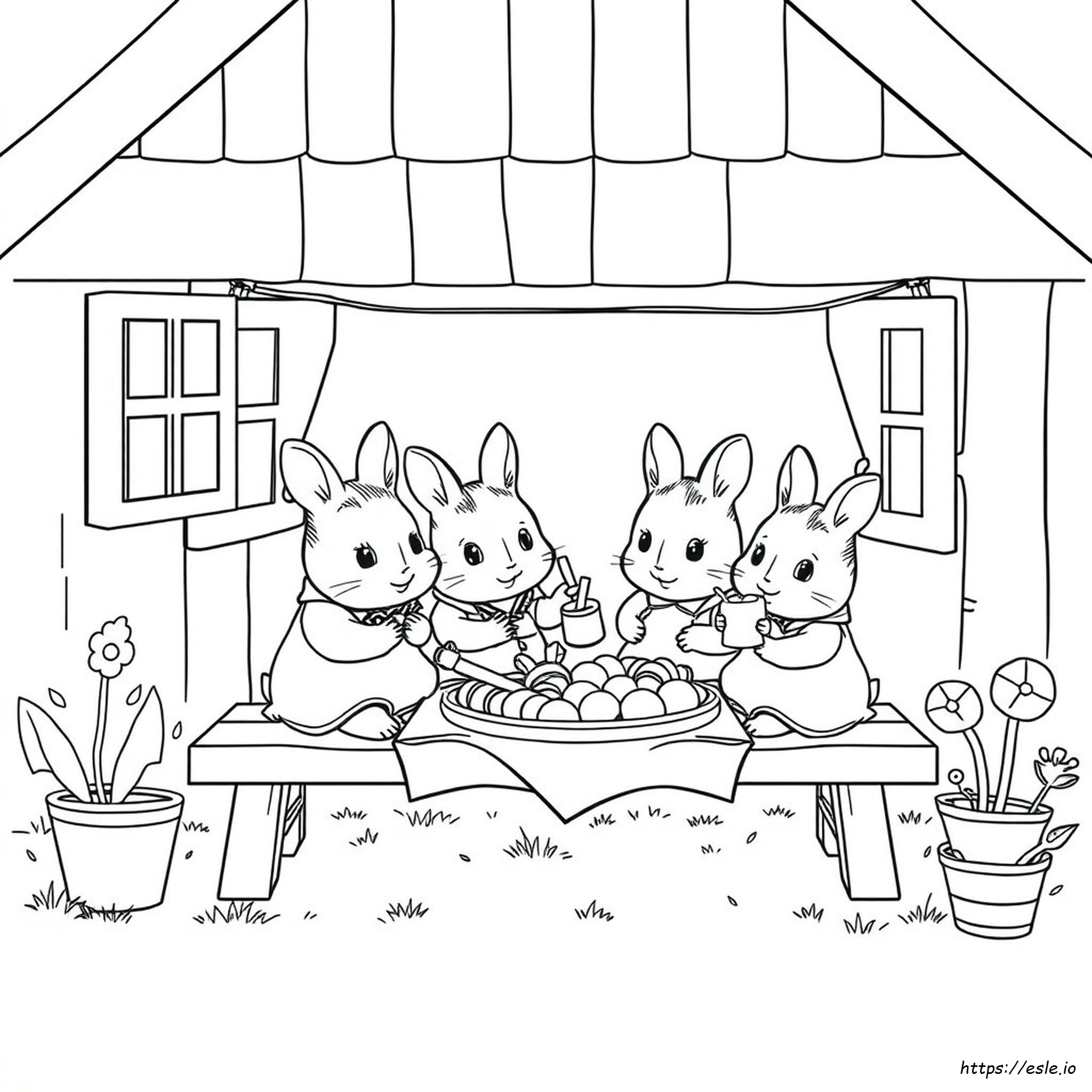 Kolorowanki Dla Rodziny Sylvanian