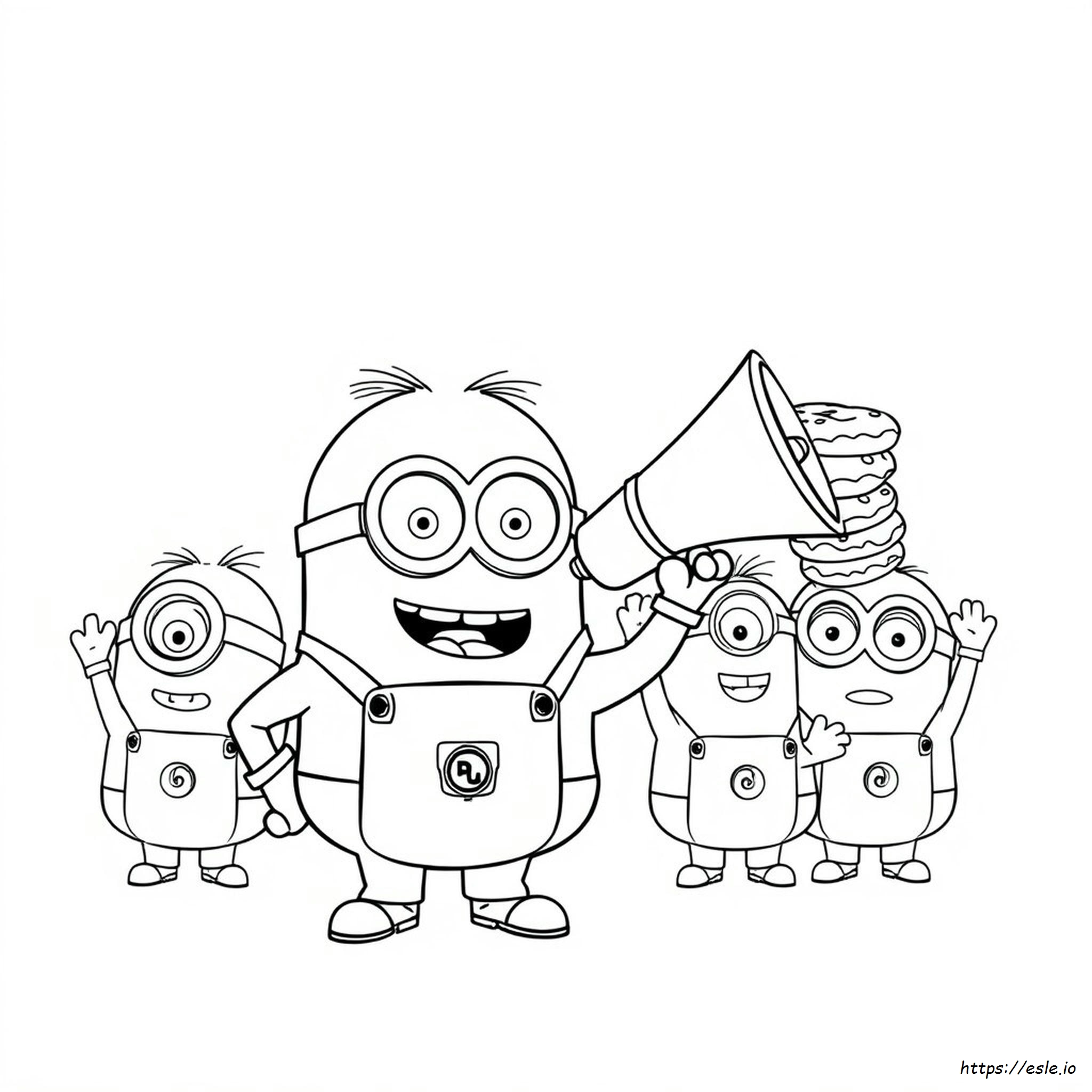 Mega Minion Dave Da Colorare