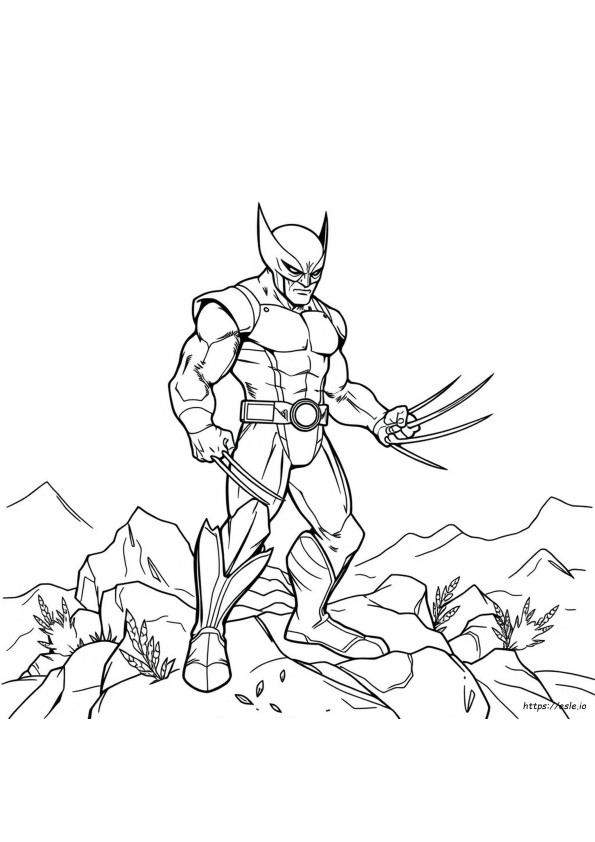 Wolverine Da Colorare